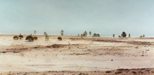 Landschaft im Alentejo, 2001, 89 x 179 cm, s-w-Barytpapier koloriert, Edition 2