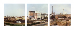 Chemische Fabrik Köln-Kalk, 1995, 96 x 100 cm, 96 x 95 cm, 96 x 100 cm, , s-w-Barytpapier koloriert, Edition 2