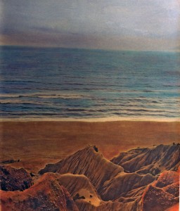 Seestück Nr.21 (Morgavel, Portugal), 1998, 105 x 127 cm, s-w-Barytpapier koloriert, Edition 2